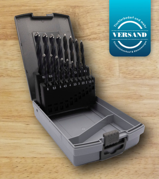 ALPEN MetalHead Metallbohrer-Set 19-tlg.