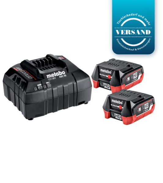 metabo basis-set 2 x LiHD 4.0 Ah 685163000